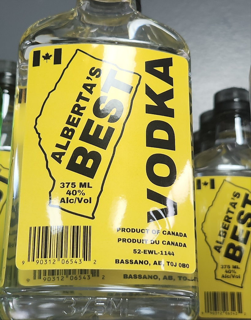 Alberta's Best Vodka 375ml