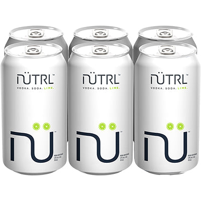 NUTRL Lime Vodka Soda (6 PK)