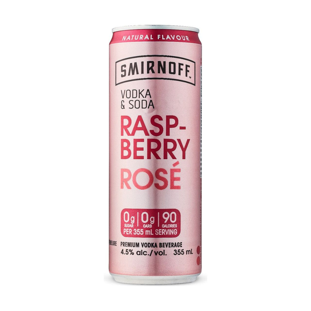 Smirnoff Ice Light Raspberry & Soda 4 pack