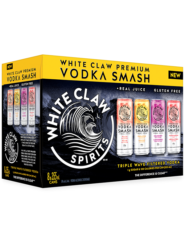 White Claw Vodka Smash Mixer 8pk
