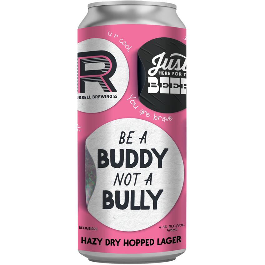 Russell Be A Buddy Not A Bully 473ml can