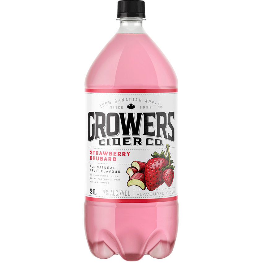 Growers Strawberry Rhubarb (2L)