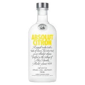 Absolut Citron Vodka (750ML)