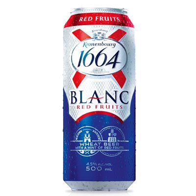 Kronenbourg 1664 Blanc Fruit Rouge (500 mL)